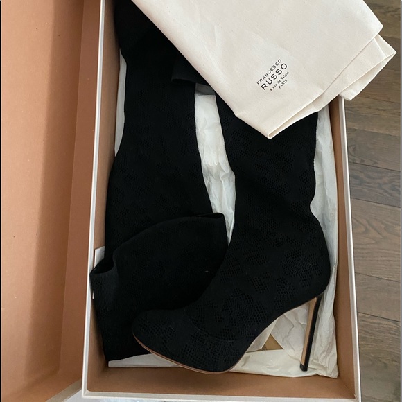 Francesco Russo over the knee stretch Boots - Picture 5 of 6